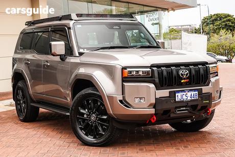 Bronze 2025 Toyota Landcruiser Prado Wagon Vx Frosted White