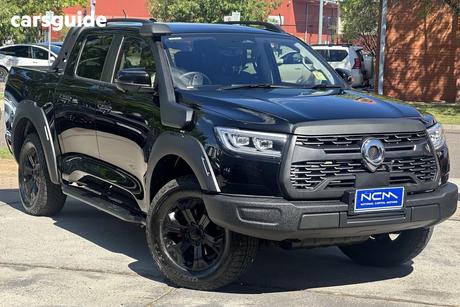 Black 2025 GWM Cannon Dual Cab Utility Xsr (4X4)
