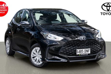 Black 2025 Toyota Yaris Hatchback Ascent Sport Hybrid