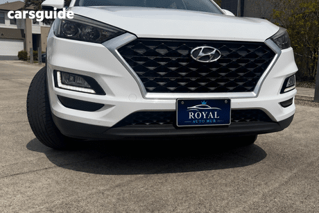 White 2019 Hyundai Tucson Wagon Active X (2Wd) Black Int