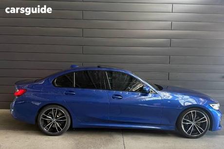 Blue 2021 BMW 330I Sedan G20