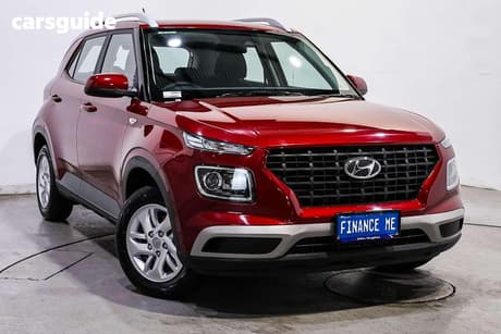 Red 2025 Hyundai Venue Wagon