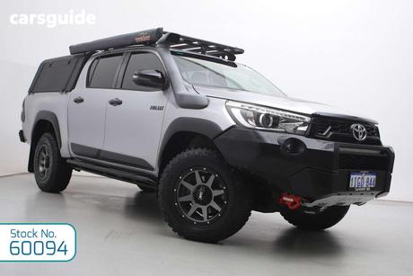 Silver 2019 Toyota Hilux Double Cab Pick Up Rugged X (4X4)