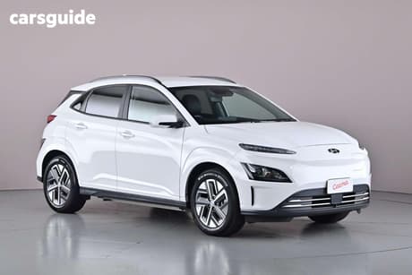 White 2023 Hyundai Kona Wagon Elite Electric Std Range