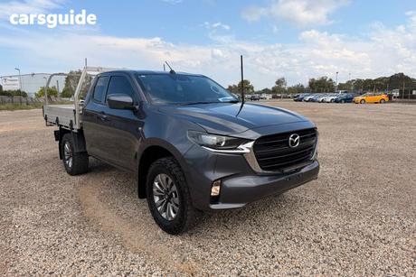 Grey 2022 Mazda BT-50 Freestyle Cab Chassis Xt (4X4)