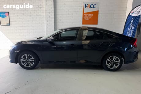 Blue 2017 Honda Civic Sedan Vti