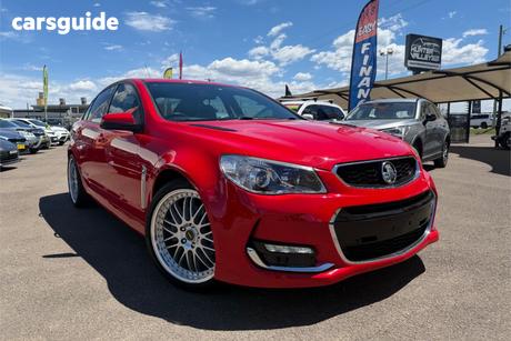 Red 2017 Holden Commodore Sedan Ss