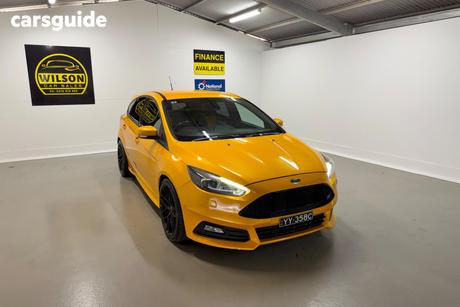 Yellow 2015 Ford Focus Hatchback St
