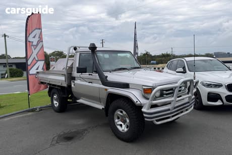 Silver 2004 Toyota Landcruiser Cab Chassis Muster