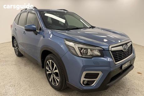 Blue 2019 Subaru Forester Wagon 2.5I Premium (Awd)