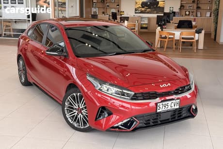 Red 2023 Kia Cerato Hatchback Gt