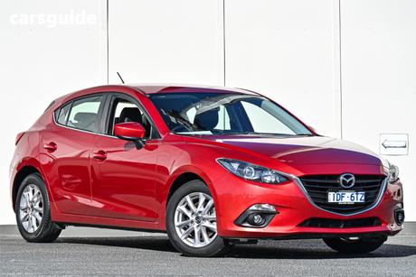 Red 2015 Mazda 3 Hatchback Touring