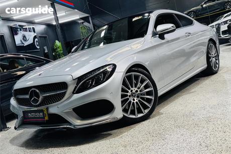 Silver 2018 Mercedes-Benz C300 Coupe