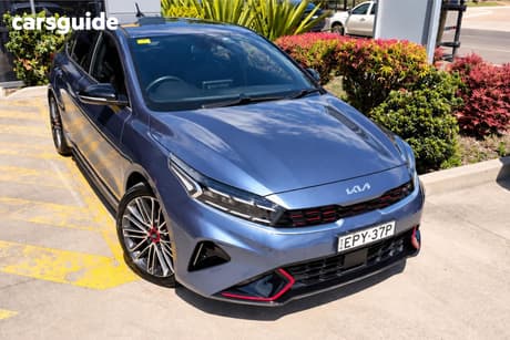 Blue 2021 Kia Cerato Hatchback Gt