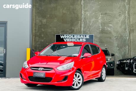 Red 2017 Hyundai Accent Hatchback Sport