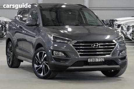 Grey 2019 Hyundai Tucson Wagon Highlander Crdi (Awd)