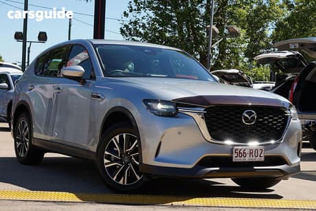 Silver 2023 Mazda CX-60 Wagon G40E Evolve Hybrid