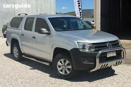 Silver 2012 Volkswagen Amarok Dual Cab Utility Tdi400 (4X2)