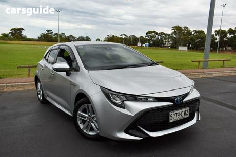 Silver 2021 Toyota Corolla Hatchback Ascent Sport Hybrid
