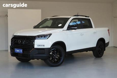 White 2026 KGM Musso Crew Cab Pickup Ultimate