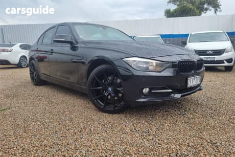 Black 2012 BMW 320D Sedan 20D