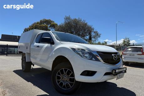 White 2017 Mazda BT-50 Freestyle Cab Chassis Xt (4X2)