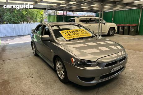 Grey 2012 Mitsubishi Lancer Sedan Lx