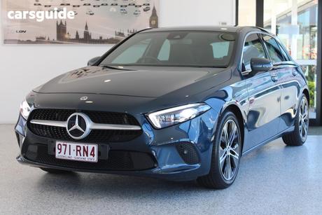 Blue 2020 Mercedes-Benz A250 Hatchback