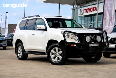 White 2014 Toyota Landcruiser Prado Wagon Altitude (4X4)