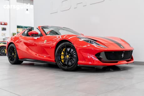 Red 2021 Ferrari 812 GTS Convertible F152M R