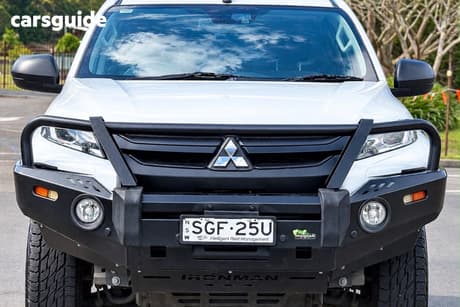 White 2019 Mitsubishi Triton Double Cab Pick Up Glx Adas