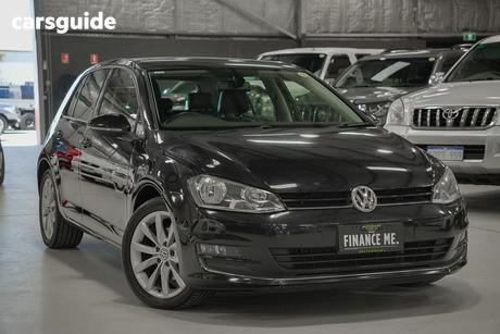 Black 2015 Volkswagen Golf Hatchback 110 Tdi Highline