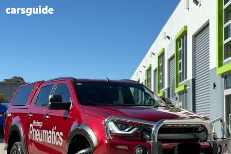 Red 2023 Isuzu D-MAX Ute Tray X-TERRAIN (4X4)