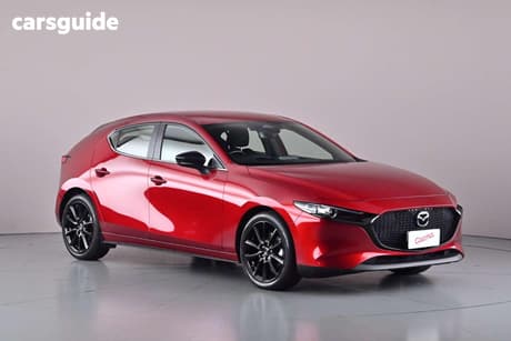 Red 2024 Mazda 3 Hatchback G25 Evolve Sp