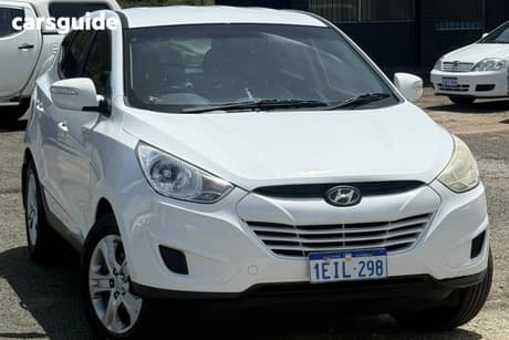 White 2013 Hyundai IX35 Wagon Active (Fwd)