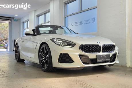 White 2019 BMW Z4 Roadster Sdrive 30I M-Sport