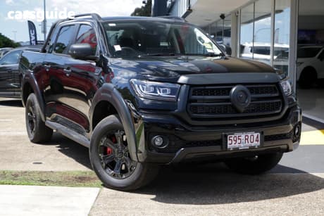 Black 2026 GWM Cannon Dual Cab Utility Hi4-T Phev Vanta
