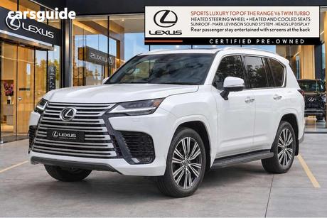 White 2025 Lexus LX500D Wagon Sports Luxury