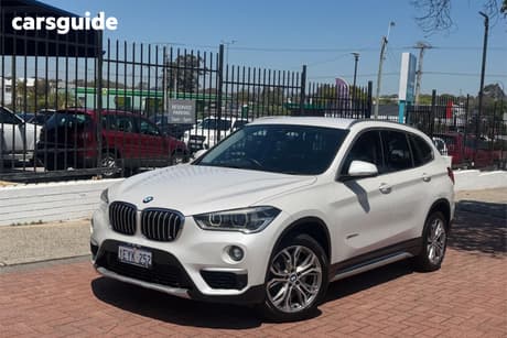 White 2015 BMW X1 Wagon Xdrive 20D