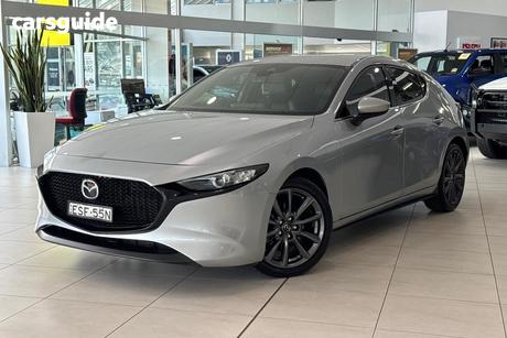 Silver 2022 Mazda 3 Hatchback G25 Gt