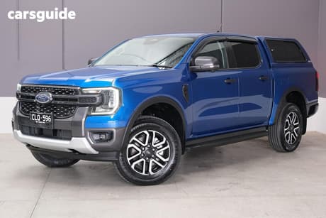 Blue 2023 Ford Ranger Double Cab Pick Up Sport 3.0 (4X4)