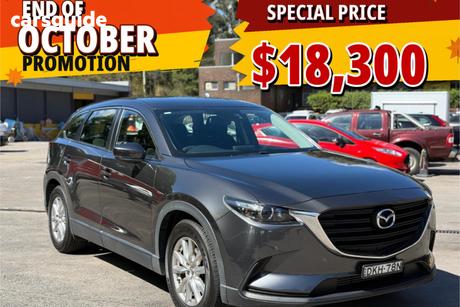 Grey 2016 Mazda CX-9 Wagon Sport (Fwd)