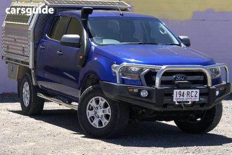 Blue 2015 Ford Ranger Dual Cab Utility Xls 3.2 (4X4)