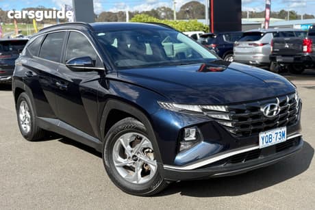 Blue 2021 Hyundai Tucson Wagon (Fwd)