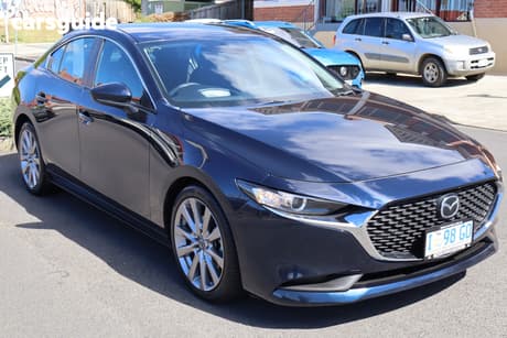Blue 2019 Mazda 3 Sedan G25 Evolve