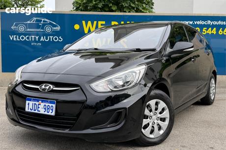 Black 2015 Hyundai Accent Hatchback Active