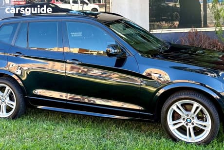 Blue 2011 BMW X3 Wagon Xdrive 30D Lifestyle