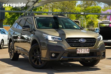 Green 2023 Subaru Outback Wagon Awd Sport Xt