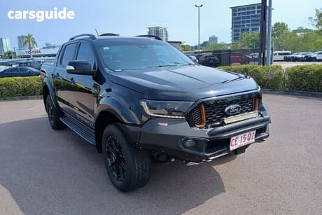 Black 2022 Ford Ranger Double Cab Pick Up Wildtrak 2.0 (4X4)