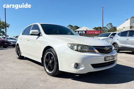 White 2009 Subaru Impreza Hatchback Rx (Awd)
